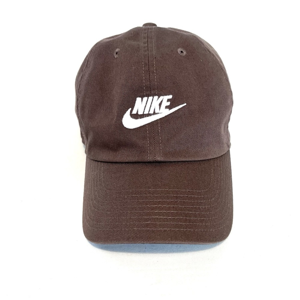 Nike Club Futura Wash Cap Baroque Brown White M/L Adjustable FB5368-237